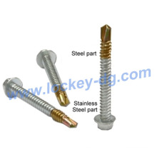 Hex Washer Head Bi-Metal Self Drilling Screw